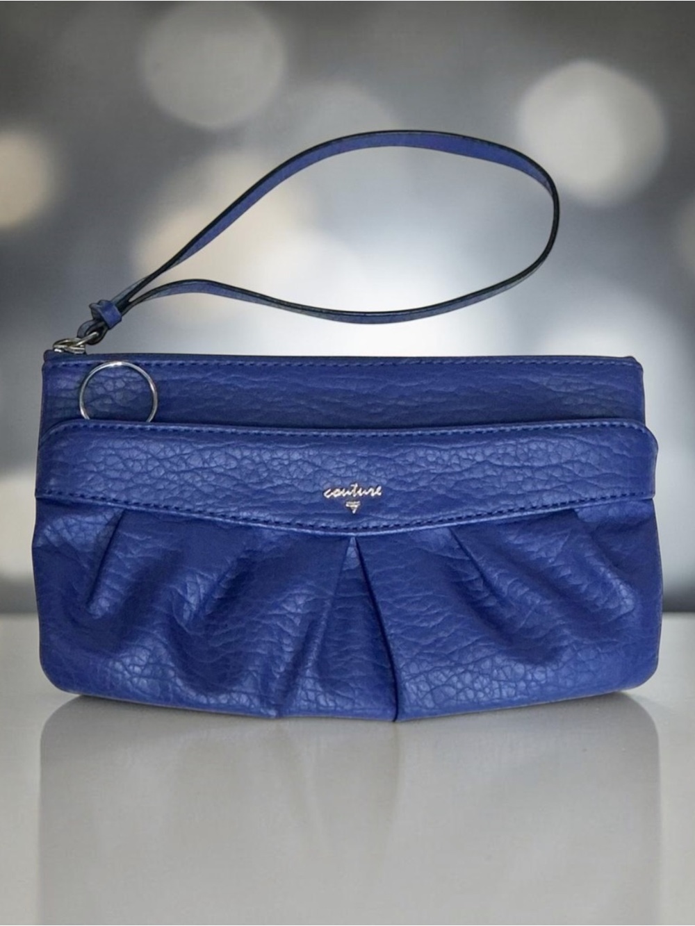 Juicy Couture Purple-ish Blue Clutch Wristlet Wallet